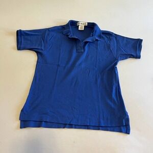 Vintage JH Collectibles blue polo  M